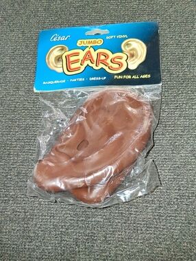 Jumbo Ears Soft Vinyl Brown Costume Accessory
